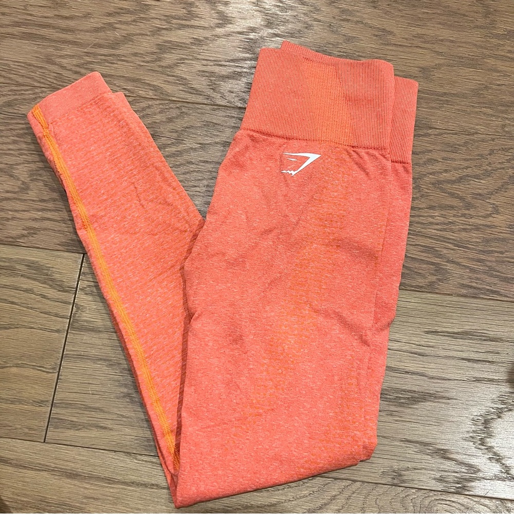 Gymshark Vital Orange Marl Leggings